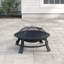 Cathryn Round Steel Smokeless Fire Pit