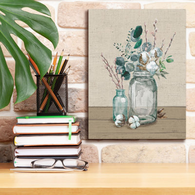 Epic Graffiti 'Cotton Bouquet 2 No Pattern' by Mary Urban Canvas Wall Art
