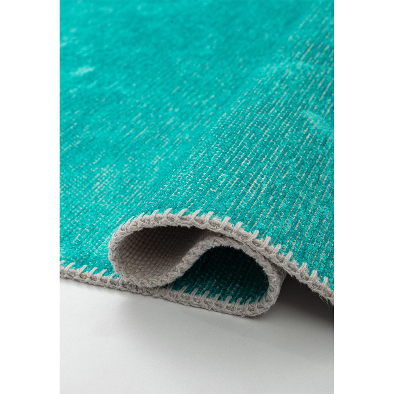 Rapture Area Rug in Blue, Rectangle 9'10" x 14'