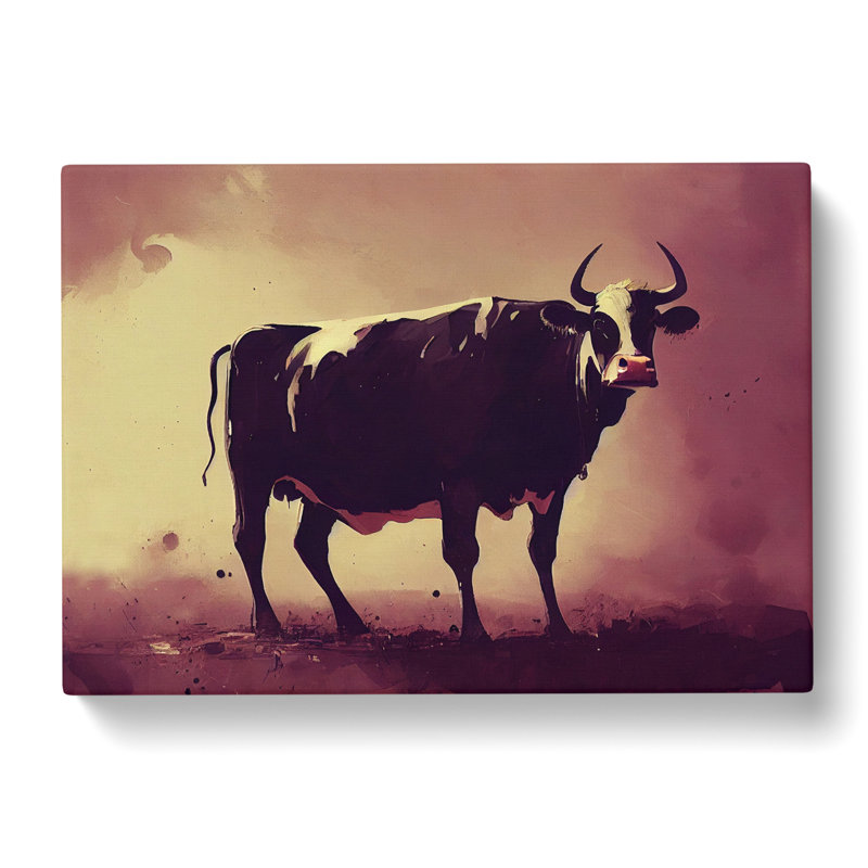 Cow Art Painting Vol.2 - Wrapped Canvas Painting, 50cm H x 76cm W x 3cm D