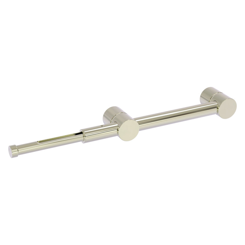 Tringle à vêtements rétractable peu encombrante, Nickel poli