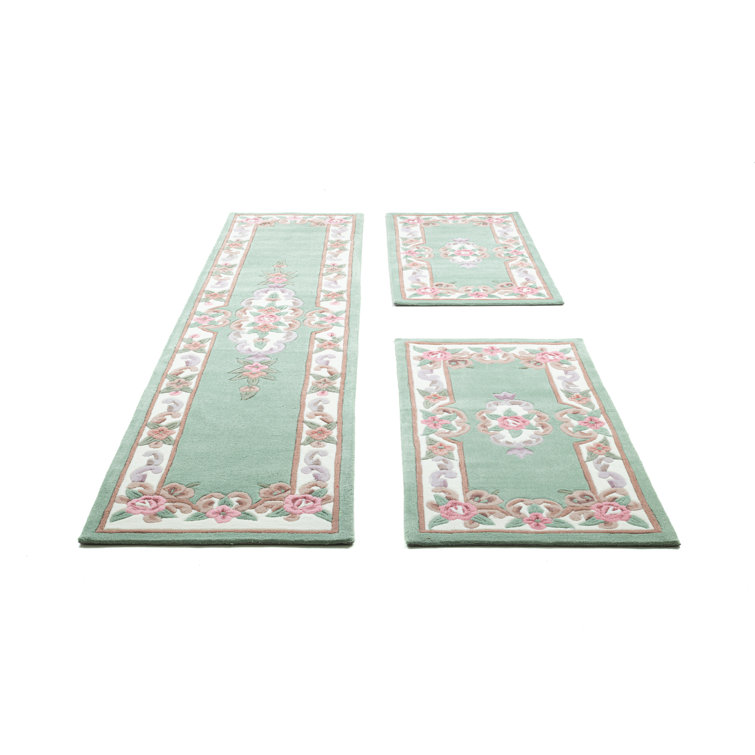 Ming Hand Tufted Green Rug