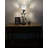 Simonetti Tiffany Torch Table Lamp Stained Glass Baroque Style USB Ports LED Bulb 6"W*6"D*20"H-1656783140