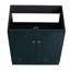 Meuble-lavabo foncé 30 po avec portes à fermeture douce et armoire pratique - Tablette extérieure moderne-1372746710-1372746709