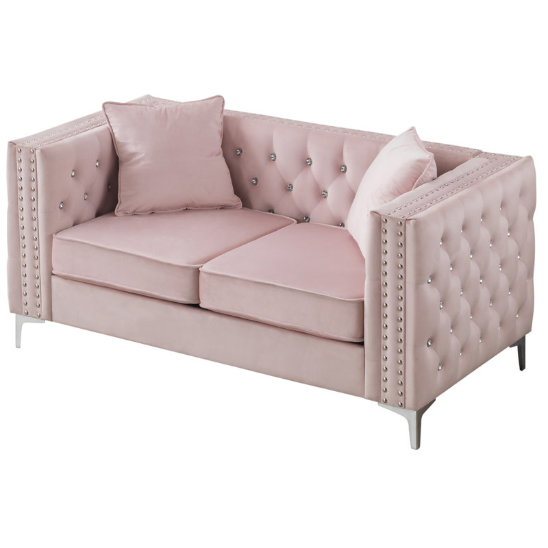 Causeuse Glory Furniture Paige G824A-L, rose