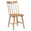 Ensemble de 2 chaises d'appoint en bois massif de style Windsor intemporel-1804111173