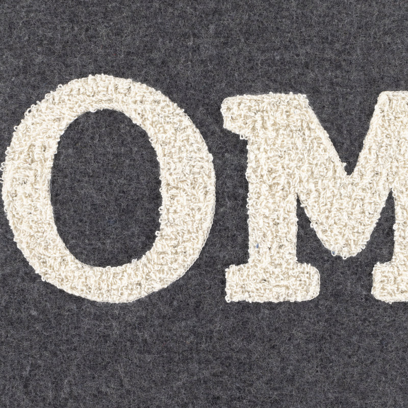 Home Time Wool Blend Throw Pillow, Down Fill