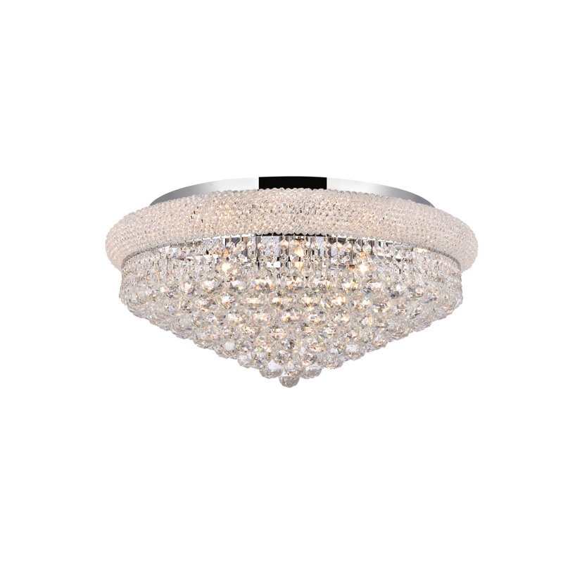 Plafonnier encastré 28 po 15 lumières Ston Easton, Chrome