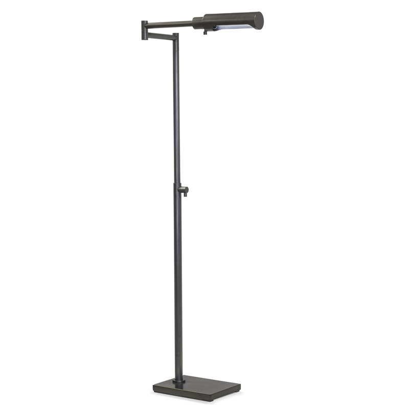 Noble 57.5" Swing Arm Floor Lamp, Black, Oil Rubbed Bronze