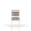 Chaise à dossier corde - vanille / caramel (ensemble de 2)