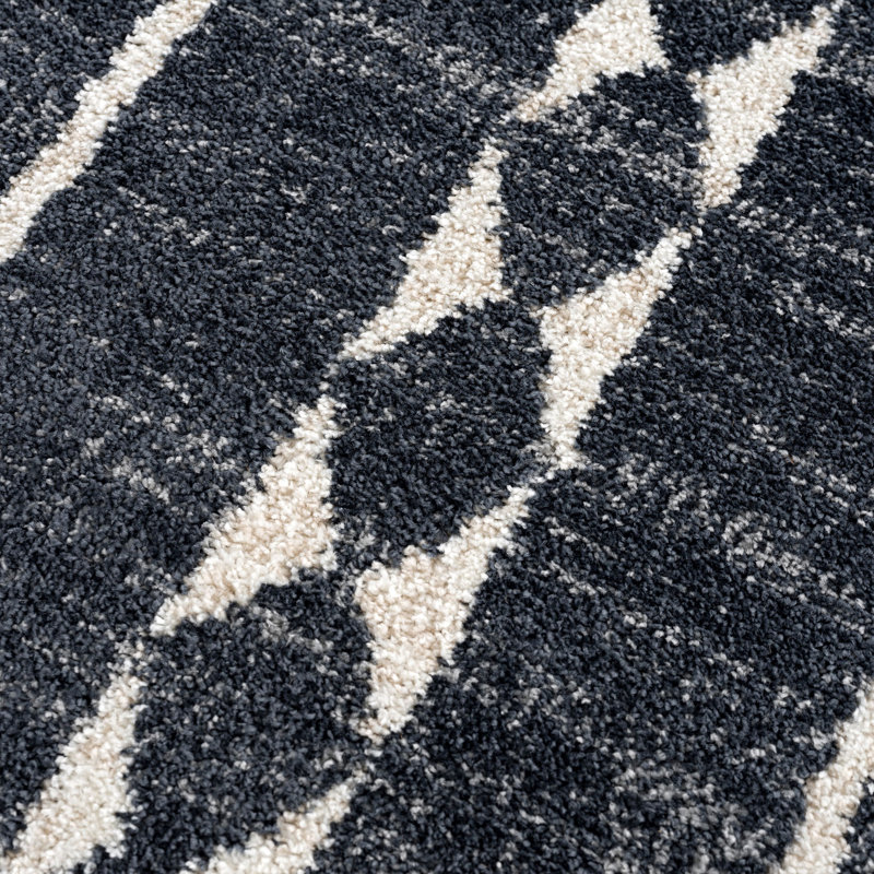 Tapis gris anthracite NUE110A, Rectangle 7 pi 9 po x 10 pi 2 po