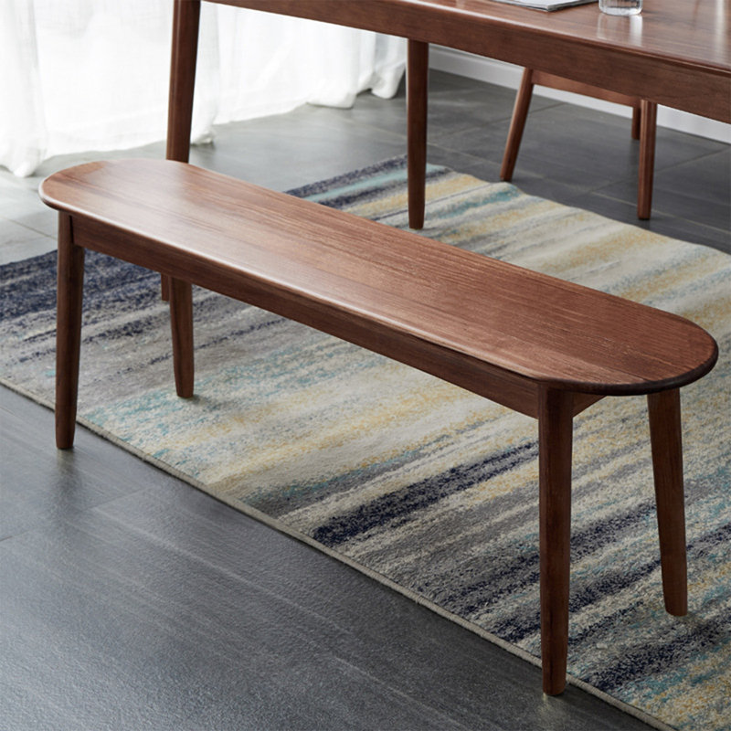 Jervin Solid Wood Bench, APOR4471, 16.14" H x 39.37" W x 11.81" D