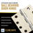 3.5" H x 3.5" W Solid Brass Ball Bearing Single Butt Door Hinge-65781471