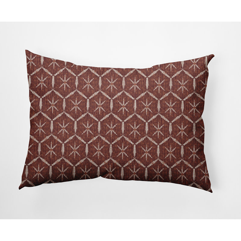  Housse et insert de coussin rectangulaire touffeté pour l'extérieur, Brun