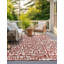 Tapis rouge rouille Aucun-2061843743