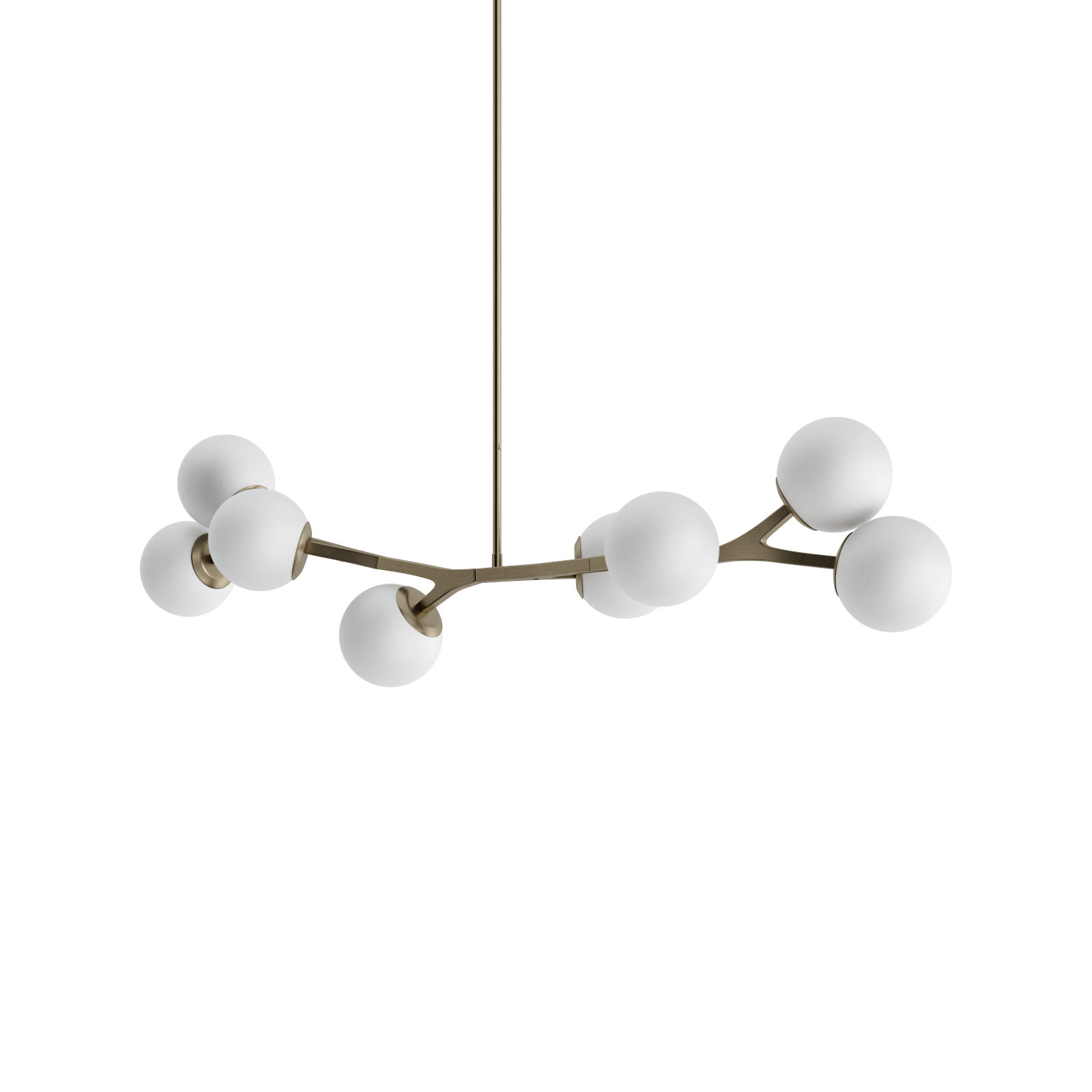 Amarula 8-Light Chandelier, Antique Gold