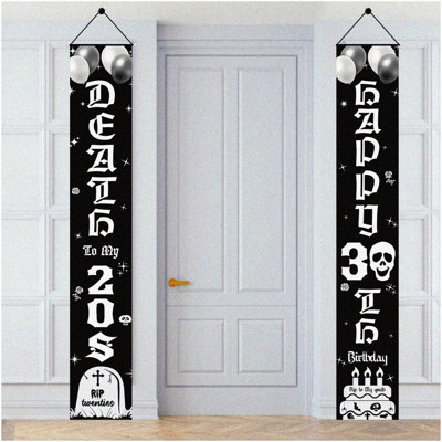 Sweet 16 Silver Jubilee Door Banner 70"