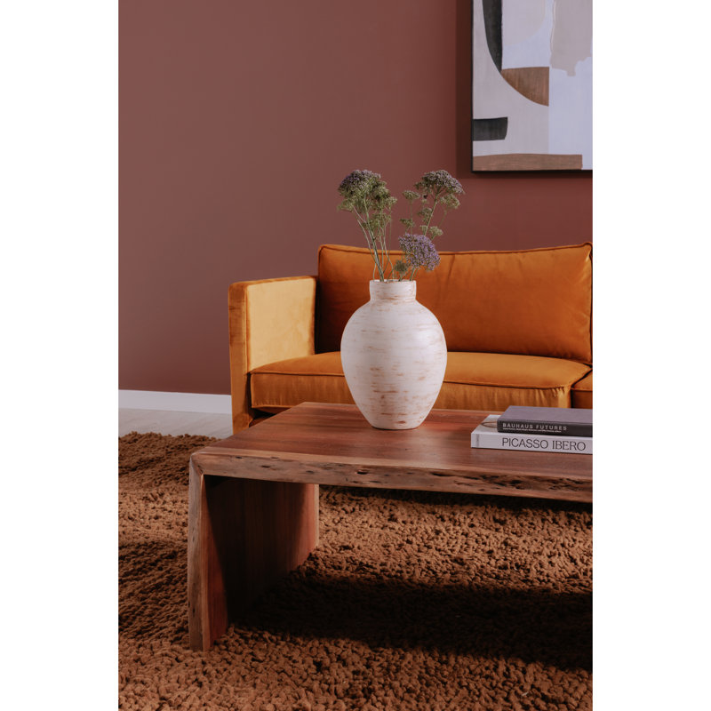 Matthews Solid Wood Solid Coffee Table, Brown