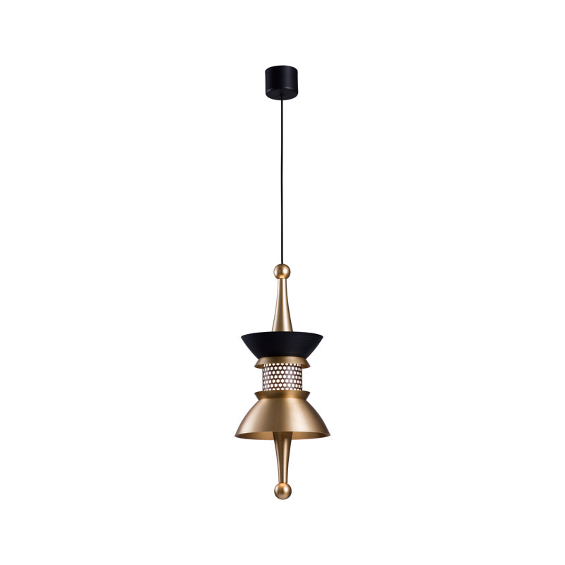 Luminaire suspendu géométrique à 1 lumière à DEL à Pinter