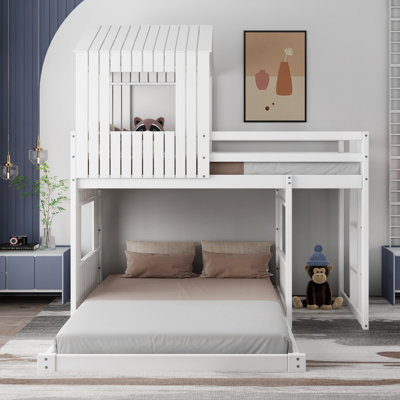 Hummel Kids Twin Over Full Bunk Bed