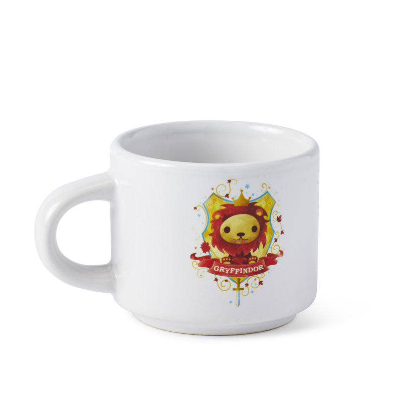 Petite tasse en céramique Gryffindor de Poudlard Harry Potter - l 2,67 po x H 2 po