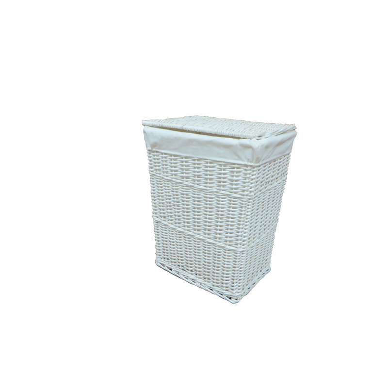 Wicker Laundry Hamper, Large (58cm H x 42cm W x 32cm D)
