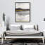 Gold Stripe Abstract Print On Canvas-98694288