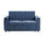 Brittany Tufted Sofa Table Cloud Couch with Charging  and Storage Pockets-138174667