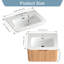 Meuble-lavabo mural flottant pré-assemblé avec lavabo-292224332