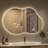Aevar Asymmetrical Cloud LED Lighted Anti-Fog Bathroom/Vanity Mirror with Tempered Glass & ETL-1464192357