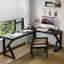 Bureau d'écriture rectangulaire en bois massif noir-1743896449-1743896451