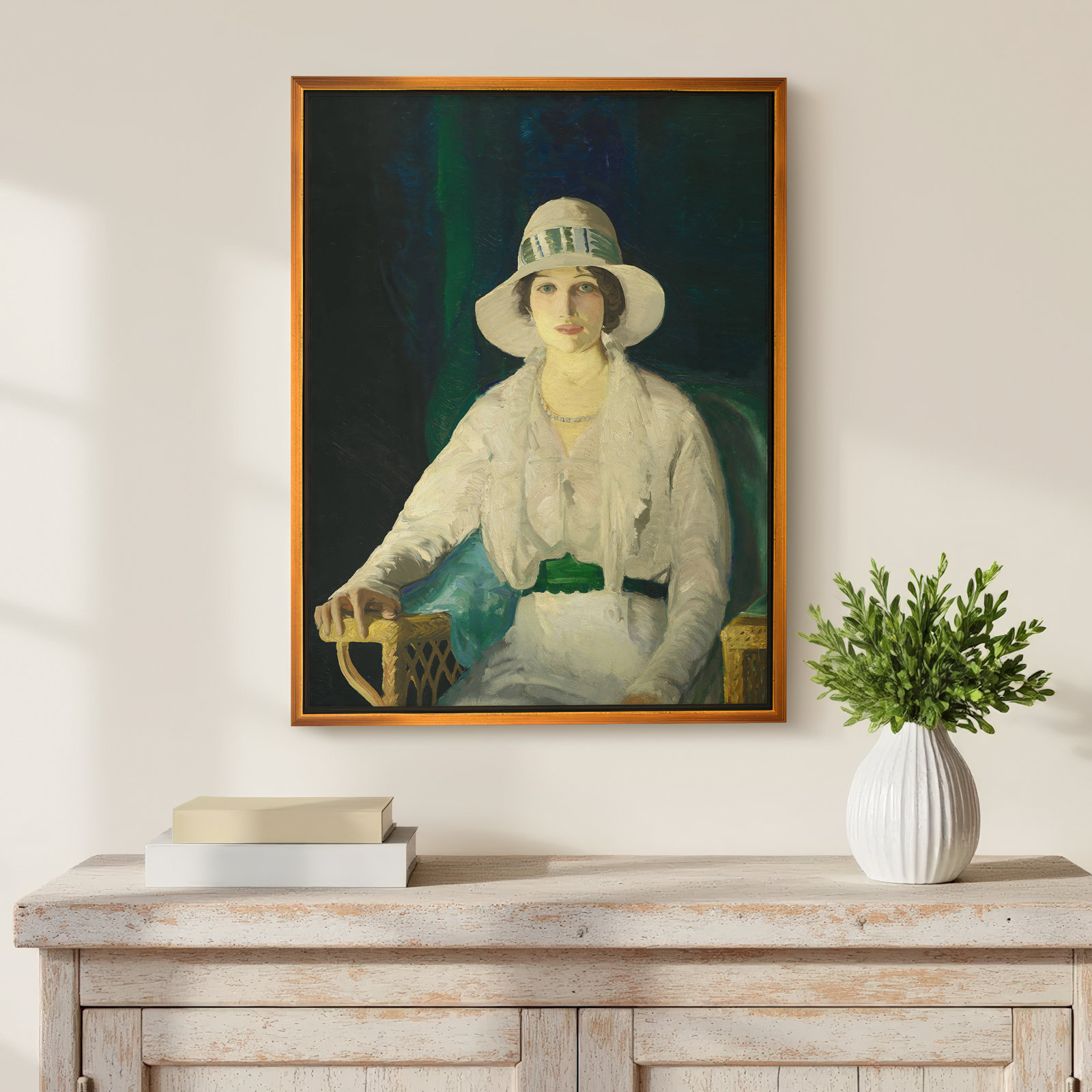 Summer Portrait Canvas Painting