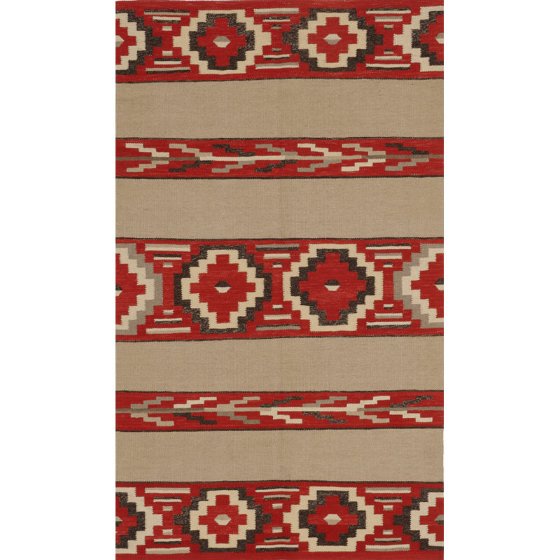 Southwestern Area Rug in Brown/Red