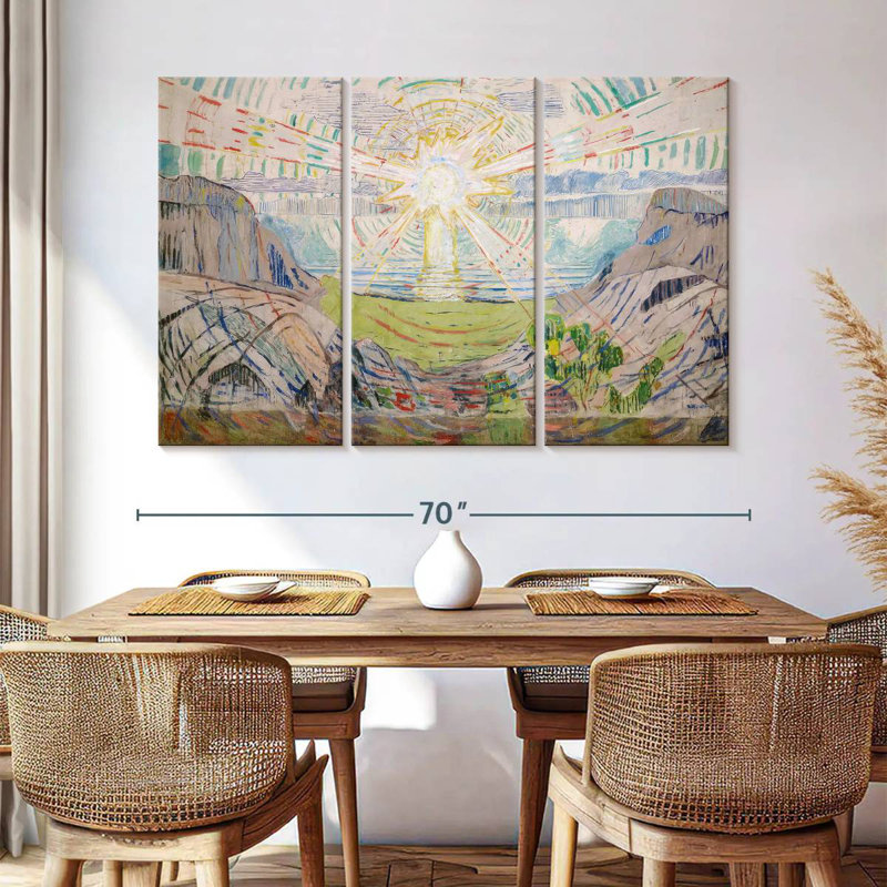 Oberle The Sun 1912-13, 42" H x 65" W