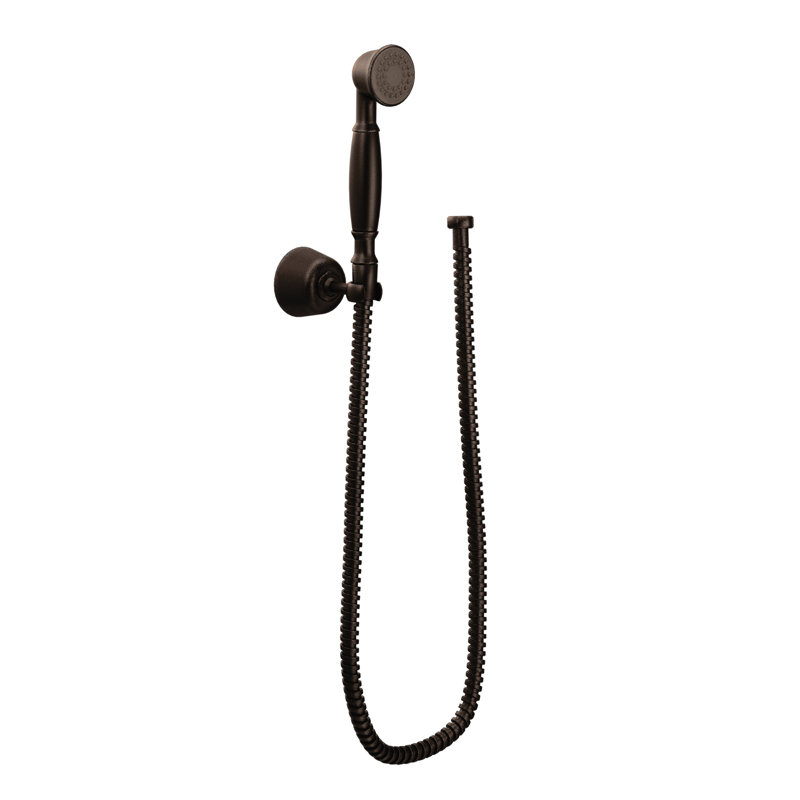 Single Function with Wall Bracket Handheld Shower Head, Oil Rubbed Bronze