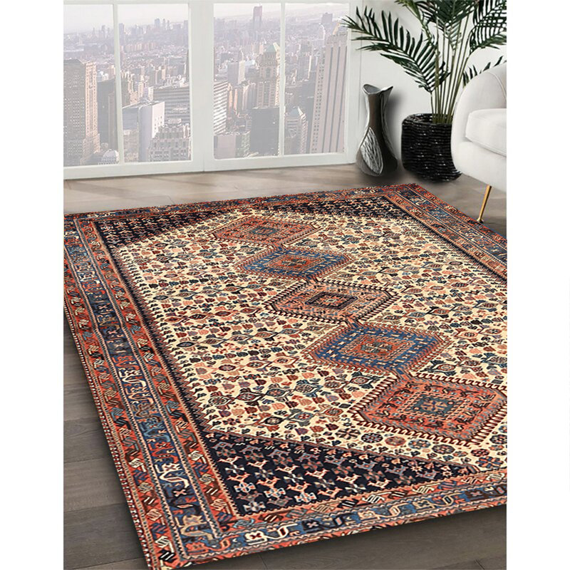 Oriental Indoor Rug, Round 3'