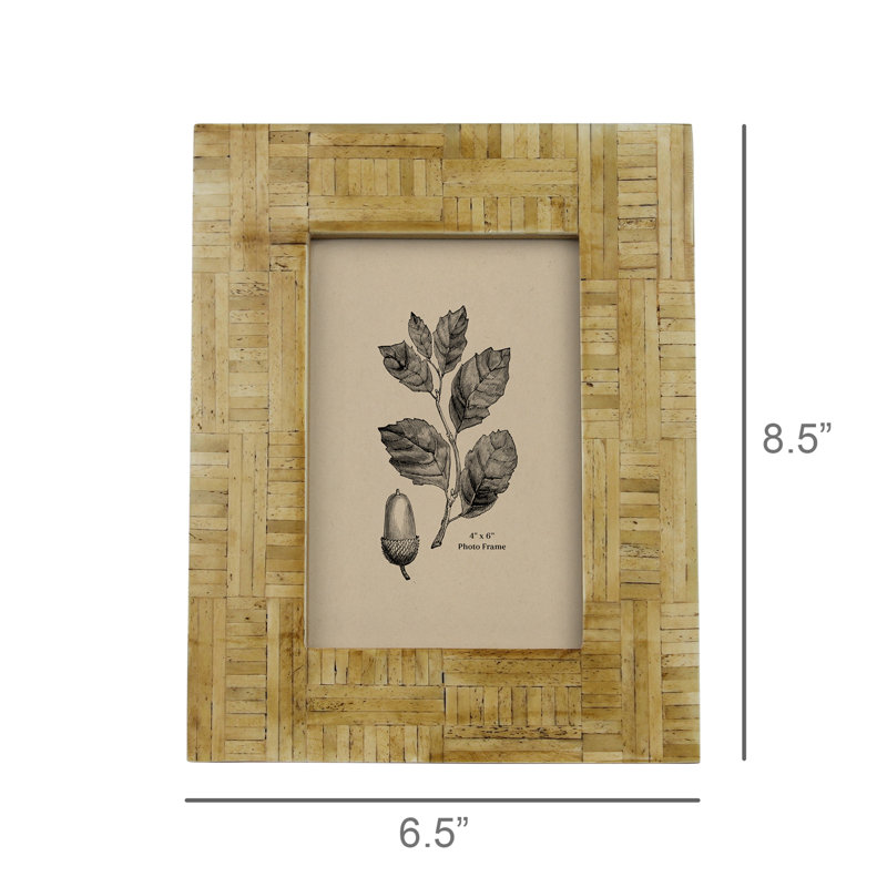 Bone Inlay Frame - 4x6