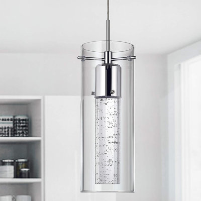 Alterma 1 - Light Chrome LED Single Pendant