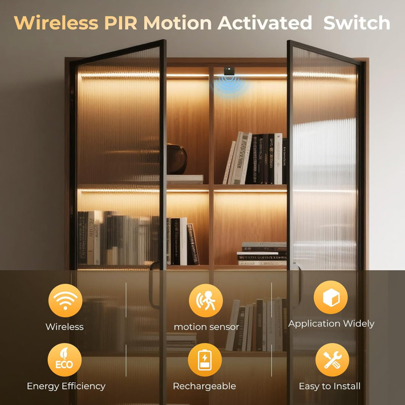 VST PR12 Motion Sensor Switch Wireless Sensor Switch For LED Lights