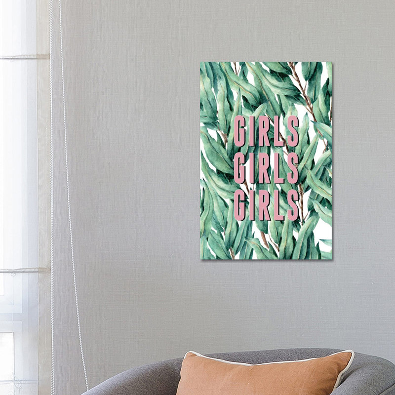 Girls Girls Girls - Wrapped Canvas Print, 66.04 cm H x 45.72 cm W x 3.175 cm D