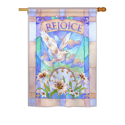 Drapeau maison en polyester 2 côtés optez