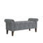 Banc de rangement avec accoudoirs roulés Wallen