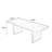Brown Rectangular Solid Dining Table For Dining Room/Kitchen-1264836683