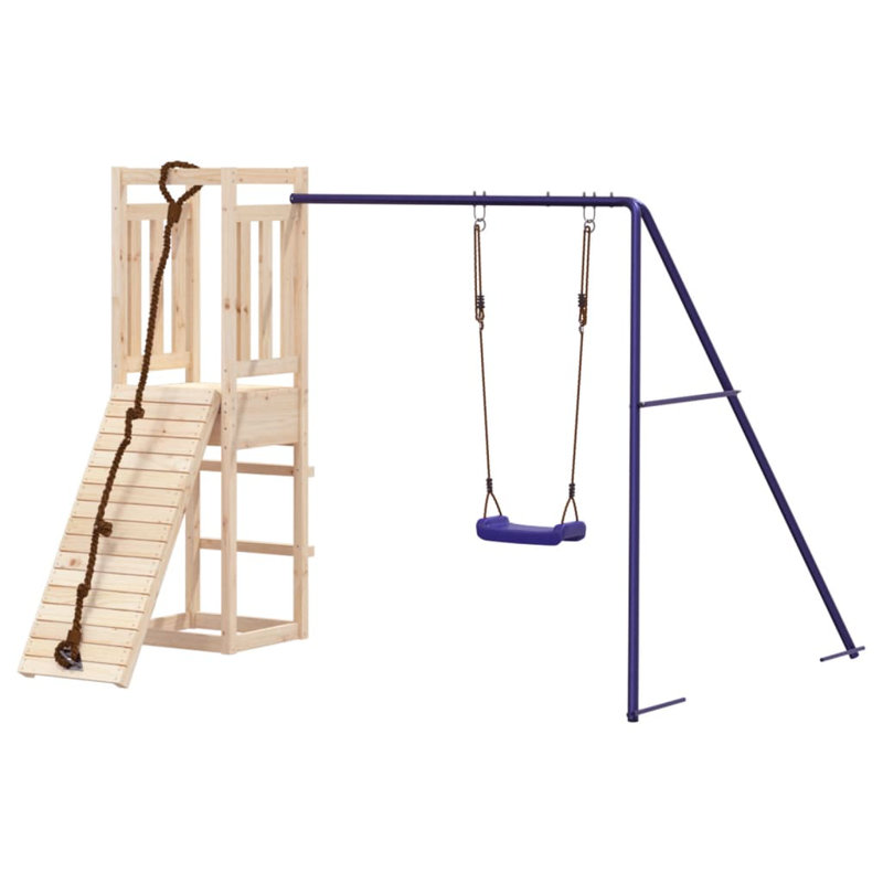 Frink Freeport Park Swing Set with Swing(s), Brown