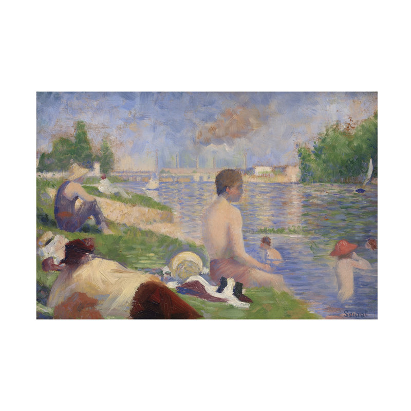 «George Study» par Georges Pierre Seurat, H 16 po x l 24 po