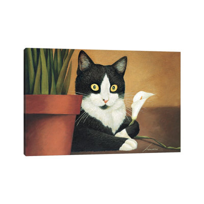 Molly Granovsky Lily 1 Piece Wrapped Canvas Wall Art
