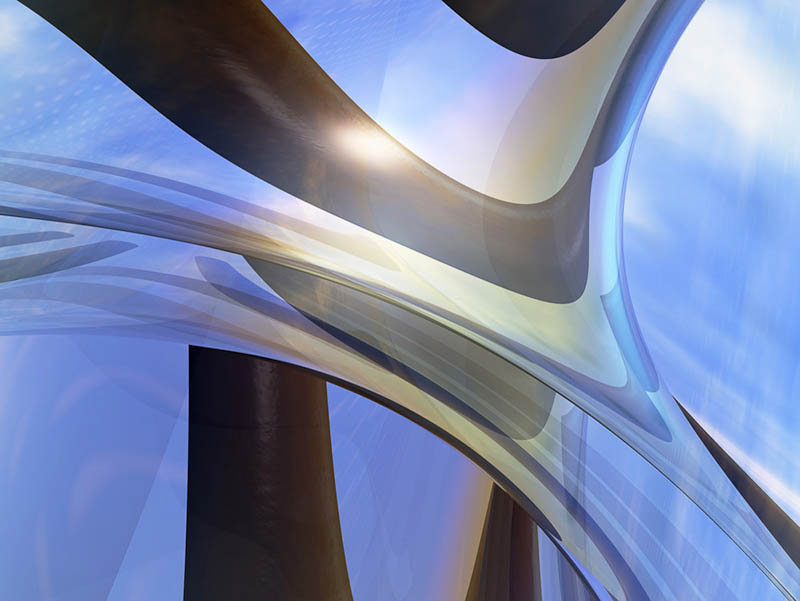 « skyware horizontal » par scott j. menaul, impression sur toile tendue, H 36 po x l 54 po