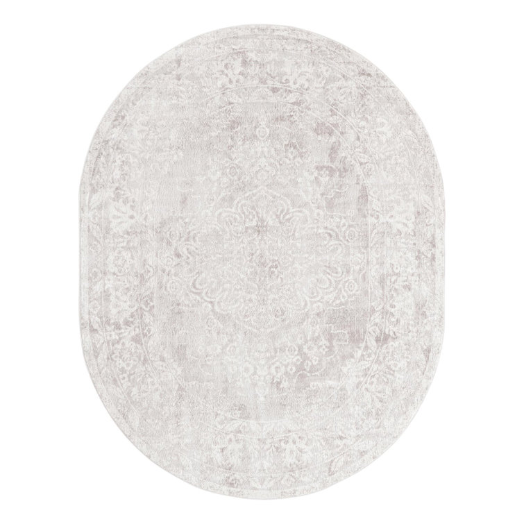 Audres Oriental Gray/Ivory Area Rug