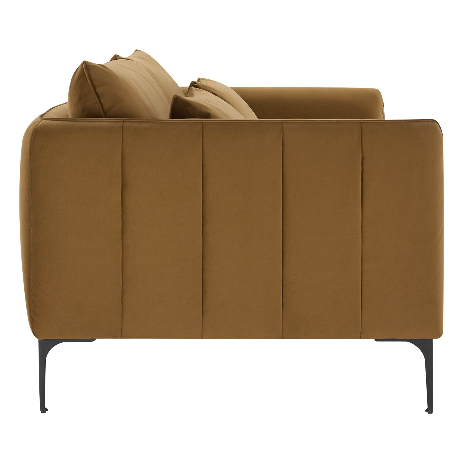 Rae 84'' Upholstered Sofa, Soren Ochre Performance Velvet