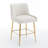 Tufted Velvet Counter Stool-356271182